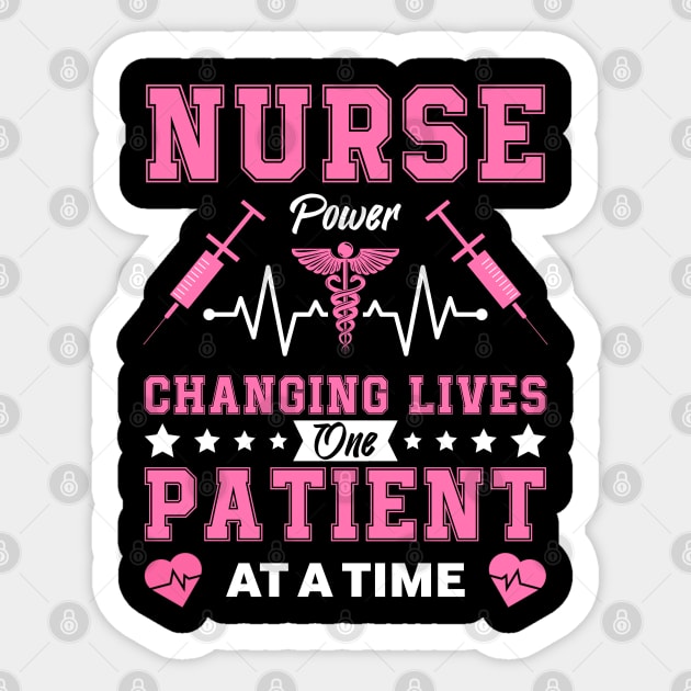 Nurse Sticker by The Design Deck